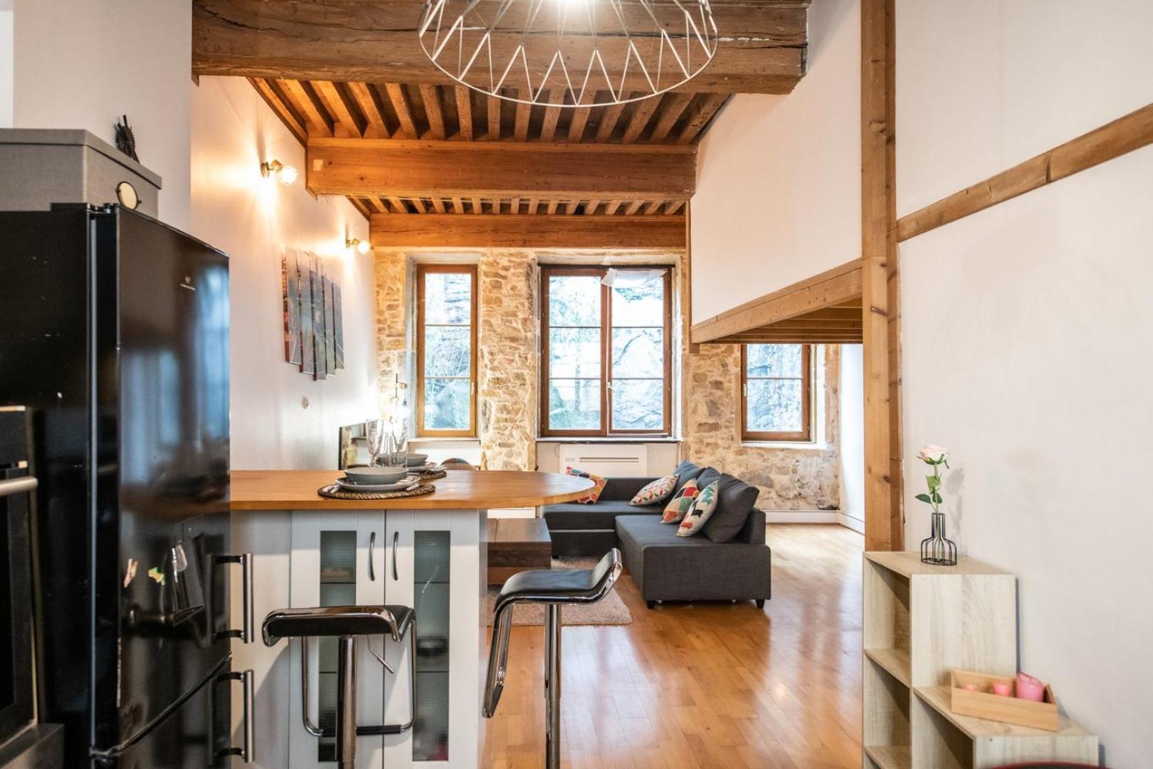 Soyeux - Superbe Canut Quai De Saone Lyon Dış mekan fotoğraf